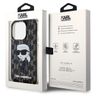 Karl Lagerfeld KLHCP15LHNKMKLK iPhone 15 Pro 6.1" czarny/black hardcase Monogram Ikonik na NearMe.pl