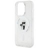 Karl Lagerfeld KLHMP15LHGKCNOT iPhone 15 Pro 6.1" transparent hardcase Karl&Choupette Glitter MagSafe na NearMe.pl