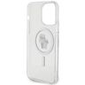 Karl Lagerfeld KLHMP15XHGKCNOT iPhone 15 Pro Max 6.7" transparent hardcase Karl&Choupette Glitter MagSafe na NearMe.pl