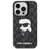 Karl Lagerfeld KLHCP15XHNKMKLK iPhone 15 Pro Max 6.7" czarny/black hardcase Monogram Ikonik na NearMe.pl