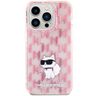 Karl Lagerfeld KLHCP15LHNCMKLP iPhone 15 Pro 6.1" różowy/pink hardcase Monogram Choupette na NearMe.pl