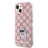 Karl Lagerfeld KLHCP15SHNCMKLP iPhone 15 / 14 / 13 6.1" różowy/pink hardcase Monogram Choupette na NearMe.pl