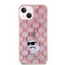 Karl Lagerfeld KLHCP15SHNCMKLP iPhone 15 / 14 / 13 6.1" różowy/pink hardcase Monogram Choupette na NearMe.pl
