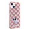 Karl Lagerfeld KLHCP15SHNCMKLP iPhone 15 / 14 / 13 6.1" różowy/pink hardcase Monogram Choupette na NearMe.pl