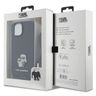 Karl Lagerfeld KLHCP15SSAKCPSK iPhone 15 / 14 / 13 6.1" hardcase czarny/black Crossbody Saffiano Metal Pin Karl & Choupette na NearMe.pl