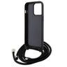 Karl Lagerfeld KLHCP15XSAKCPSK iPhone 15Pro Max 6.7" hardcase czarny/black Crossbody Saffiano Metal Pin Karl & Choupette na NearMe.pl