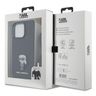 Karl Lagerfeld KLHCP15XSASKNPSK iPhone 15 Pro Max 6.7" hardcase czarny/black Crossbody Saffiano Monogram Metal Pin Karl & Choupette na NearMe.pl