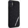 Karl Lagerfeld KLHCN613DMKRLK iPhone 11 / Xr 6.1" czarny/black hardcase 3D Rubber Multi Logo na NearMe.pl