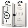 Karl Lagerfeld KLHMP15XHKHNOTK iPhone 15 Pro Max 6.7" transparent hardcase IML Karl`s Head MagSafe na NearMe.pl