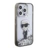 Karl Lagerfeld KLHCP15LLKKNSK iPhone 15 Pro 6.1" transparent hardcase Liquid Glitter Ikonik na NearMe.pl