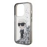 Karl Lagerfeld KLHCP15LLKKNSK iPhone 15 Pro 6.1" transparent hardcase Liquid Glitter Ikonik na NearMe.pl