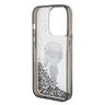 Karl Lagerfeld KLHCP15LLKKNSK iPhone 15 Pro 6.1" transparent hardcase Liquid Glitter Ikonik na NearMe.pl