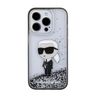 Karl Lagerfeld KLHCP15LLKKNSK iPhone 15 Pro 6.1" transparent hardcase Liquid Glitter Ikonik na NearMe.pl
