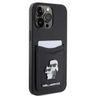 Karl Lagerfeld KLHCP15XSAPKCNPK iPhone 15 Pro Max 6.7" czarny/black hardcase Saffiano Cardslot KC Metal Pin na NearMe.pl