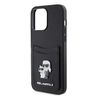 Karl Lagerfeld KLHCP15XSAPKCNPK iPhone 15 Pro Max 6.7" czarny/black hardcase Saffiano Cardslot KC Metal Pin na NearMe.pl