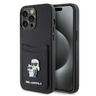 Karl Lagerfeld KLHCP15XSAPKCNPK iPhone 15 Pro Max 6.7" czarny/black hardcase Saffiano Cardslot KC Metal Pin na NearMe.pl
