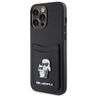 Karl Lagerfeld KLHCP15XSAPKCNPK iPhone 15 Pro Max 6.7" czarny/black hardcase Saffiano Cardslot KC Metal Pin na NearMe.pl
