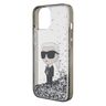Karl Lagerfeld KLHCP15SLKKNSK iPhone 15 / 14 / 13 6.1" transparent hardcase Liquid Glitter Ikonik na NearMe.pl