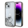 Karl Lagerfeld KLHCP15SLKCNSK iPhone 15 / 14 / 13 6.1" transparent hardcase Liquid Glitter Choupette na NearMe.pl