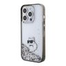 Karl Lagerfeld KLHCP15LLKCNSK iPhone 15 Pro 6.1" transparent hardcase Liquid Glitter Choupette na NearMe.pl