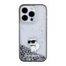 Karl Lagerfeld KLHCP15LLKCNSK iPhone 15 Pro 6.1" transparent hardcase Liquid Glitter Choupette na NearMe.pl