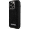 Karl Lagerfeld KLHCP15XHDSPLK iPhone 15 Pro Max 6.7" czarny/black hardcase Rhinestone Logo Metal Plate na NearMe.pl