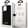Karl Lagerfeld KLHCP15XHDSPLK iPhone 15 Pro Max 6.7" czarny/black hardcase Rhinestone Logo Metal Plate na NearMe.pl