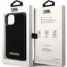 Karl Lagerfeld KLHCP15SHDSPLK iPhone 15 / 14 / 13 6.1" czarny/black hardcase Rhinestone Logo Metal Plate na NearMe.pl