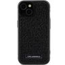 Karl Lagerfeld KLHCP15SHDSPLK iPhone 15 / 14 / 13 6.1" czarny/black hardcase Rhinestone Logo Metal Plate na NearMe.pl