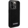 Karl Lagerfeld KLHCP15LHDSPLK iPhone 15 Pro 6.1" czarny/black hardcase Rhinestone Logo Metal Plate na NearMe.pl