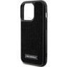 Karl Lagerfeld KLHCP15LHDSPLK iPhone 15 Pro 6.1" czarny/black hardcase Rhinestone Logo Metal Plate na NearMe.pl