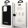 Karl Lagerfeld KLHCP15LHDSPLK iPhone 15 Pro 6.1" czarny/black hardcase Rhinestone Logo Metal Plate na NearMe.pl