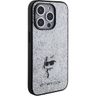 Karl Lagerfeld KLHCP15LGCNPSG iPhone 15 Pro 6.1" srebrny/silver hardcase Fixed Glitter Choupette Logo Metal Pin na NearMe.pl