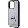Karl Lagerfeld KLHCP15LGCNPSG iPhone 15 Pro 6.1" srebrny/silver hardcase Fixed Glitter Choupette Logo Metal Pin na NearMe.pl