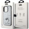 Karl Lagerfeld KLHCP15LGCNPSG iPhone 15 Pro 6.1" srebrny/silver hardcase Fixed Glitter Choupette Logo Metal Pin na NearMe.pl