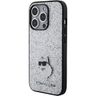 Karl Lagerfeld KLHCP15LGCNPSG iPhone 15 Pro 6.1" srebrny/silver hardcase Fixed Glitter Choupette Logo Metal Pin na NearMe.pl