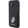 Karl Lagerfeld KLHCP15SSAPKCNPK iPhone 15 / 14 / 13 6.1" czarny/black hardcase Saffiano Cardslot Karl&Choupette Metal Pin na NearMe.pl