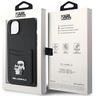 Karl Lagerfeld KLHCP15SSAPKCNPK iPhone 15 / 14 / 13 6.1" czarny/black hardcase Saffiano Cardslot Karl&Choupette Metal Pin na NearMe.pl