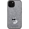 Karl Lagerfeld KLHCP15SGCNPSG iPhone 15 / 14 / 13 6.1" srebrny/silver hardcase Fixed Glitter Choupette Logo Metal Pin na NearMe.pl