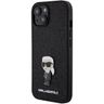 Karl Lagerfeld KLHCP15SGKNPSK iPhone 15 / 14 / 13 6.1" czarny/black hardcase Fixed Glitter Ikonik Logo Metal Pin na NearMe.pl