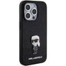 Karl Lagerfeld KLHCP15LGKNPSK iPhone 15 Pro 6.1" czarny/black hardcase Fixed Glitter Ikonik Logo Metal Pin na NearMe.pl