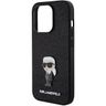 Karl Lagerfeld KLHCP15LGKNPSK iPhone 15 Pro 6.1" czarny/black hardcase Fixed Glitter Ikonik Logo Metal Pin na NearMe.pl