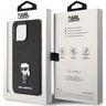 Karl Lagerfeld KLHCP15XGKNPSK iPhone 15 Pro Max 6.7" czarny/black hardcase Fixed Glitter Ikonik Logo Metal Pin na NearMe.pl