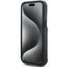 Karl Lagerfeld KLHCP15SSAKKNSCK iPhone 15 / 14 / 13 6.1" czarny/black hardcase Saffiano Cardslots and Stand Monogram Ikonik Patch na NearMe.pl