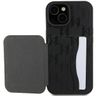 Karl Lagerfeld KLHCP15SSAKKNSCK iPhone 15 / 14 / 13 6.1" czarny/black hardcase Saffiano Cardslots and Stand Monogram Ikonik Patch na NearMe.pl