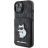 Karl Lagerfeld KLHCP15SSAKCNSCK iPhone 15 / 14 / 13 6.1" czarny/black hardcase Saffiano Cardslots and Stand Monogram Choupette na NearMe.pl