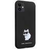 Karl Lagerfeld KLHCN61SMHCNPK iPhone 11 / Xr 6.1" czarny/black hardcase Silicone C Metal Pin na NearMe.pl