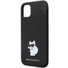 Karl Lagerfeld KLHCN61SMHCNPK iPhone 11 / Xr 6.1" czarny/black hardcase Silicone C Metal Pin na NearMe.pl