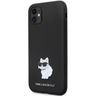 Karl Lagerfeld KLHCN61SMHCNPK iPhone 11 / Xr 6.1" czarny/black hardcase Silicone C Metal Pin na NearMe.pl