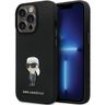 Karl Lagerfeld KLHCP13XSMHKNPK iPhone 13 Pro Max 6,7" czarny/black Silicone Ikonik Metal Pin na NearMe.pl